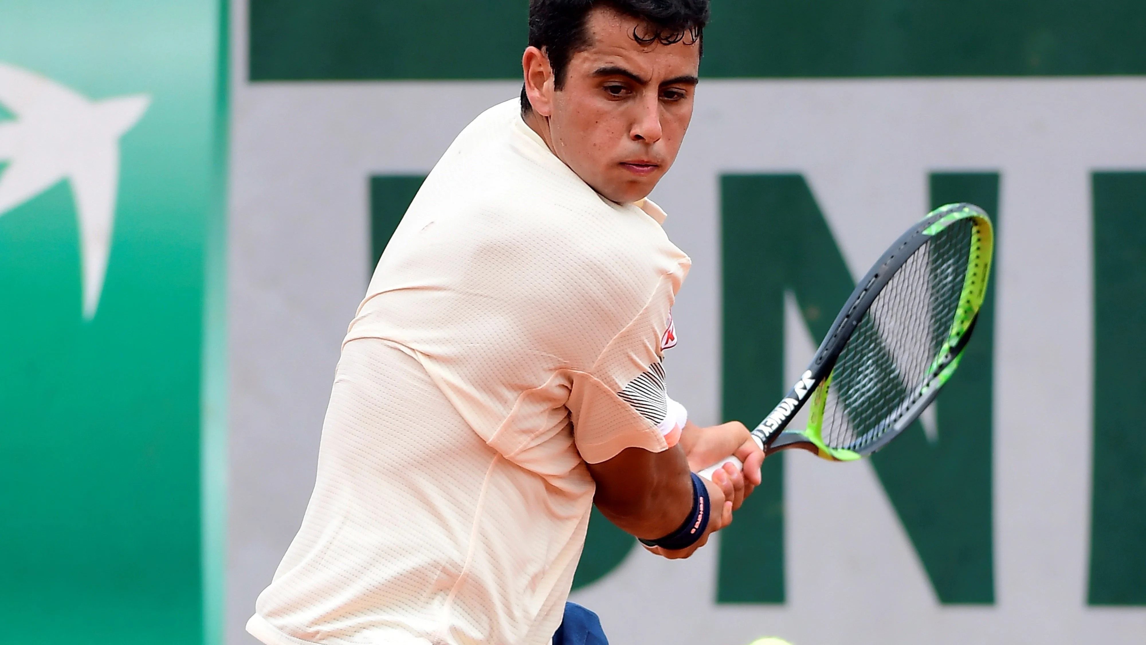 Jaume Munar, en acción ante David Ferrer