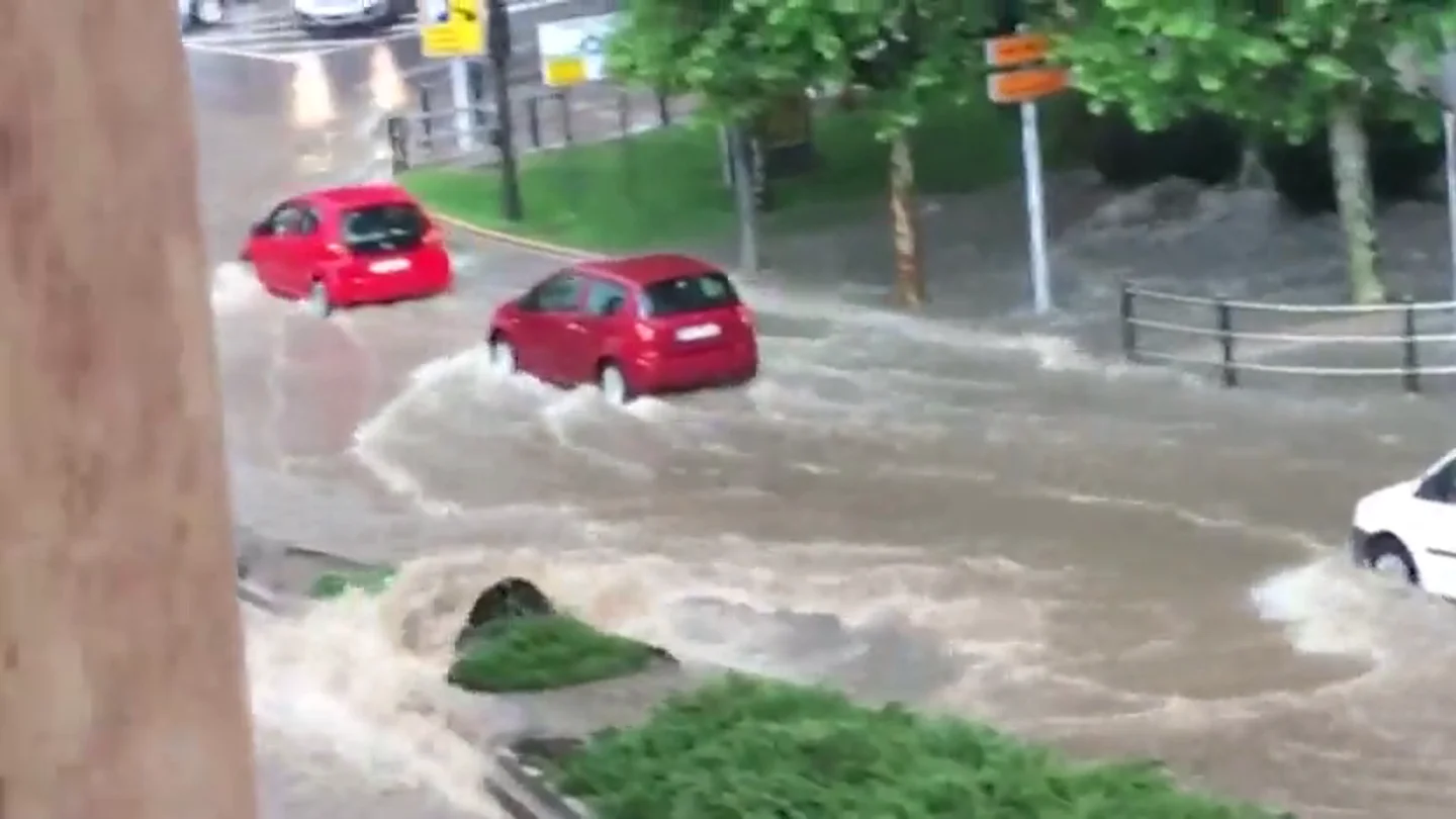 Inundación en Salamanca Inundación en Salamanca