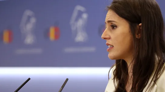 La portavoz de Podemos, Irene Montero La portavoz de Podemos, Irene Montero