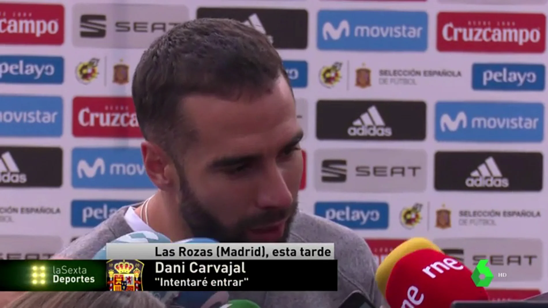 Dani Carvajal, sobre su lesión: "Gracias a Dios, ha sido menos de lo que yo me pensaba"