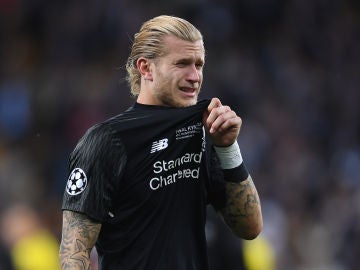 Karius, tras perder la final en Kiev frente al Real Madrid Karius, tras perder la final en Kiev frente al Real Madrid