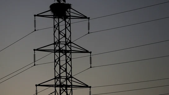 Imagen de un tendido eléctrico Imagen de un tendido eléctrico