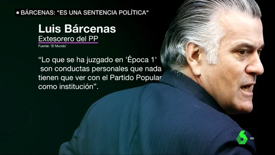 Luis Bárcenas, antes de volver a entrar en prisión: "Es una sentencia política" Luis Bárcenas, antes de volver a entrar en prisión: "Es una sentencia política"