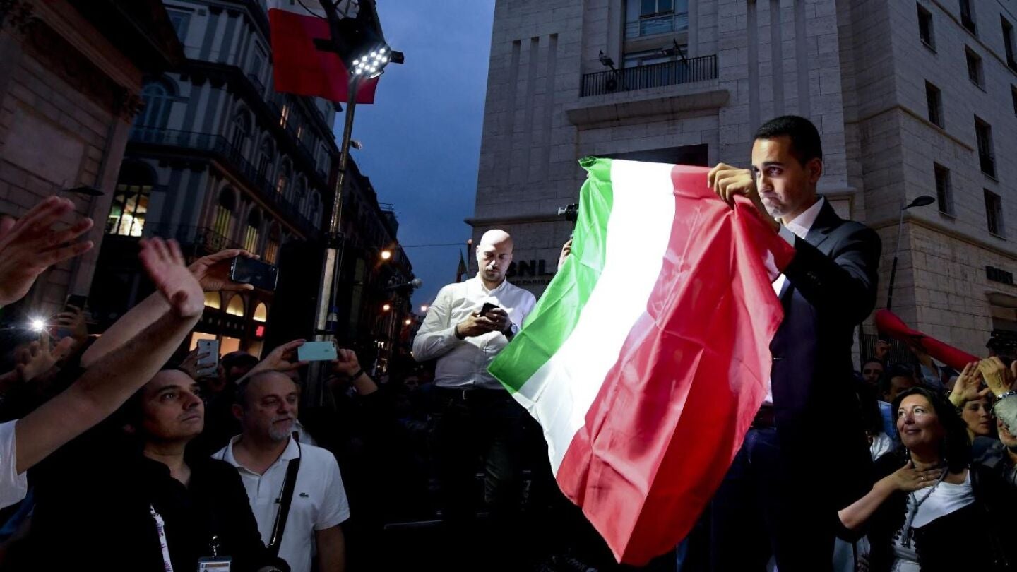  El l&iacute;der del Movimiento 5 estrellas, Luigi Di Maio