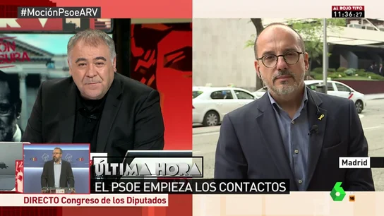 Carles Campuzano: "Tenemos una posición clara, nos presentamos con la propuesta de echar a Rajoy" Carles Campuzano: "Tenemos una posición clara, nos presentamos con la propuesta de echar a Rajoy"