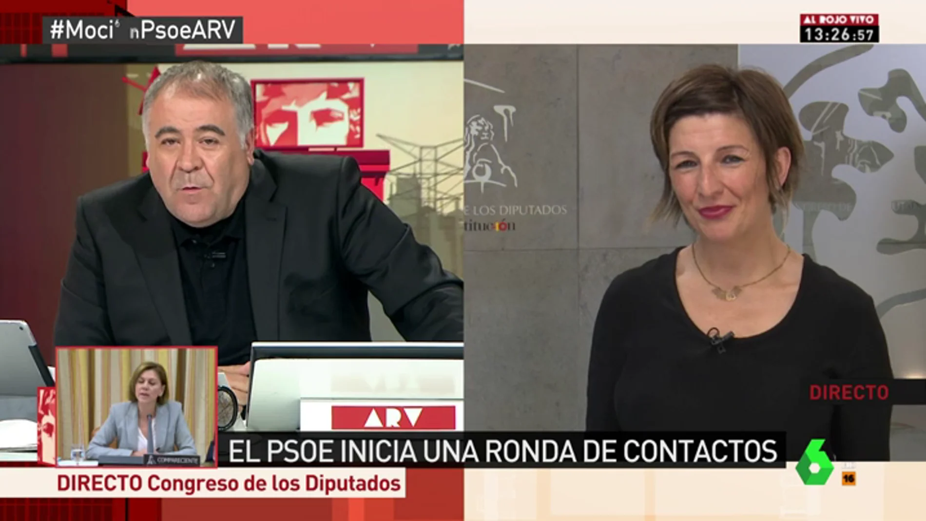 Yolanda Díaz, sobre la moción de censura: "Es una vergüenza que sigamos gobernados por el PP, que nos ha saqueado"