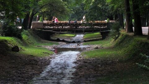 El puente del amor de Vrnjacka Banja, Serbia
