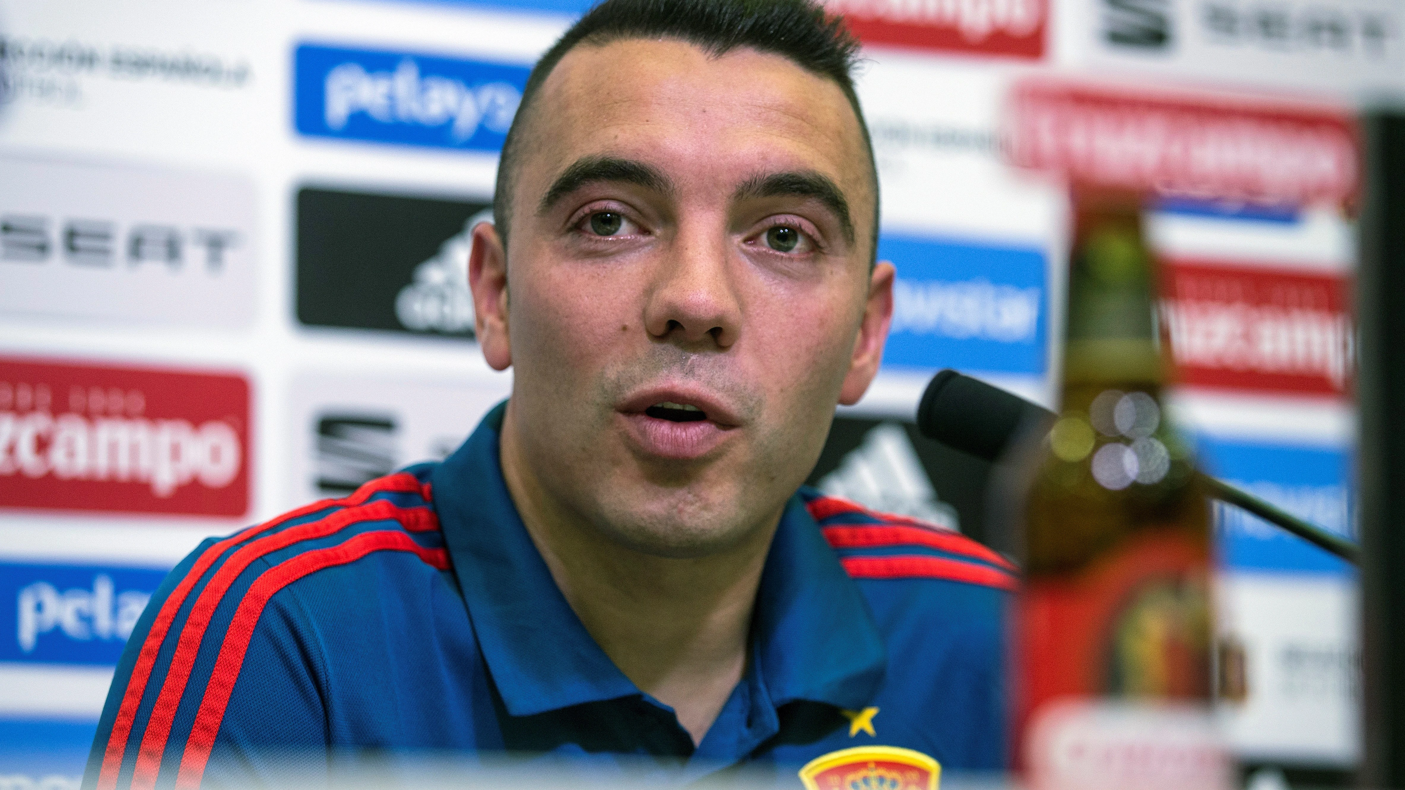 Iago Aspas comparece ante los medios