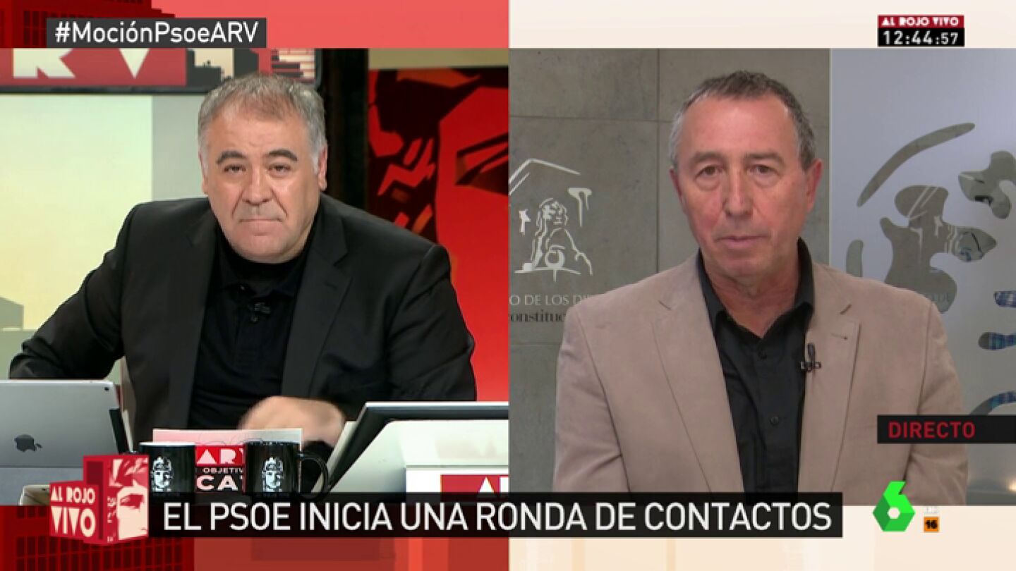 Joan Baldov&iacute;: "No dejaremos que la corrupci&oacute;n siga gobernando. Es una legislatura muerta y votaremos 's&iacute;' a la moci&oacute;n de censura"
