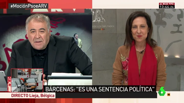 Margarita Robles, sobre la moción de censura: "Rivera lo que no quiere es que Pedro Sánchez sea presidente y busca excusas"