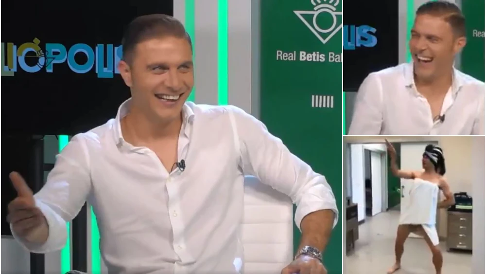 Joaquín, durante una entrevista en BetisTV