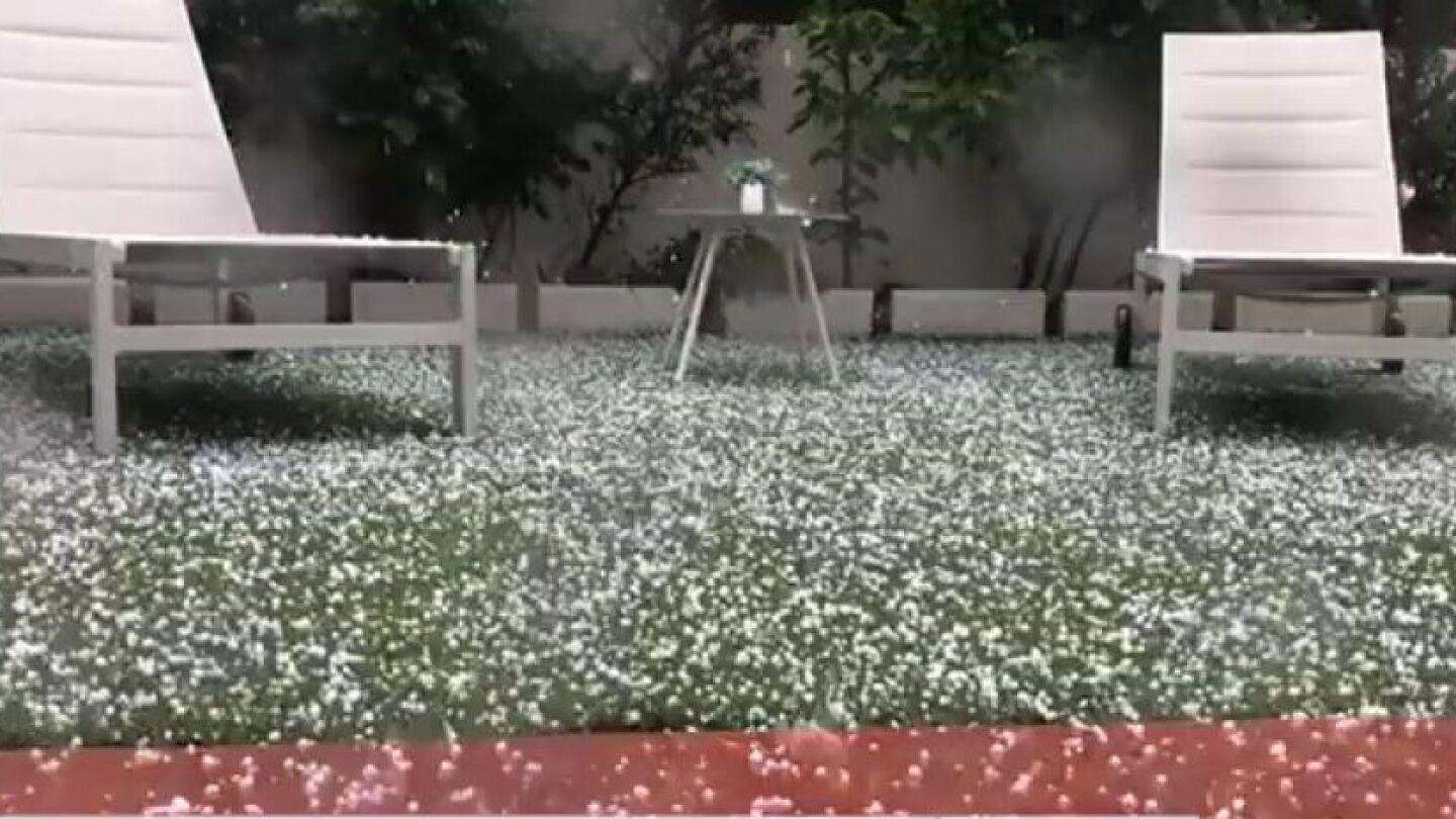 Imagen de una granizada