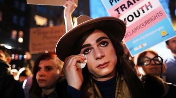 Manifestación transgénero contra Donald Trump Manifestación transgénero contra Donald Trump