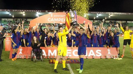 El Barcelona, con la Copa de la Reina