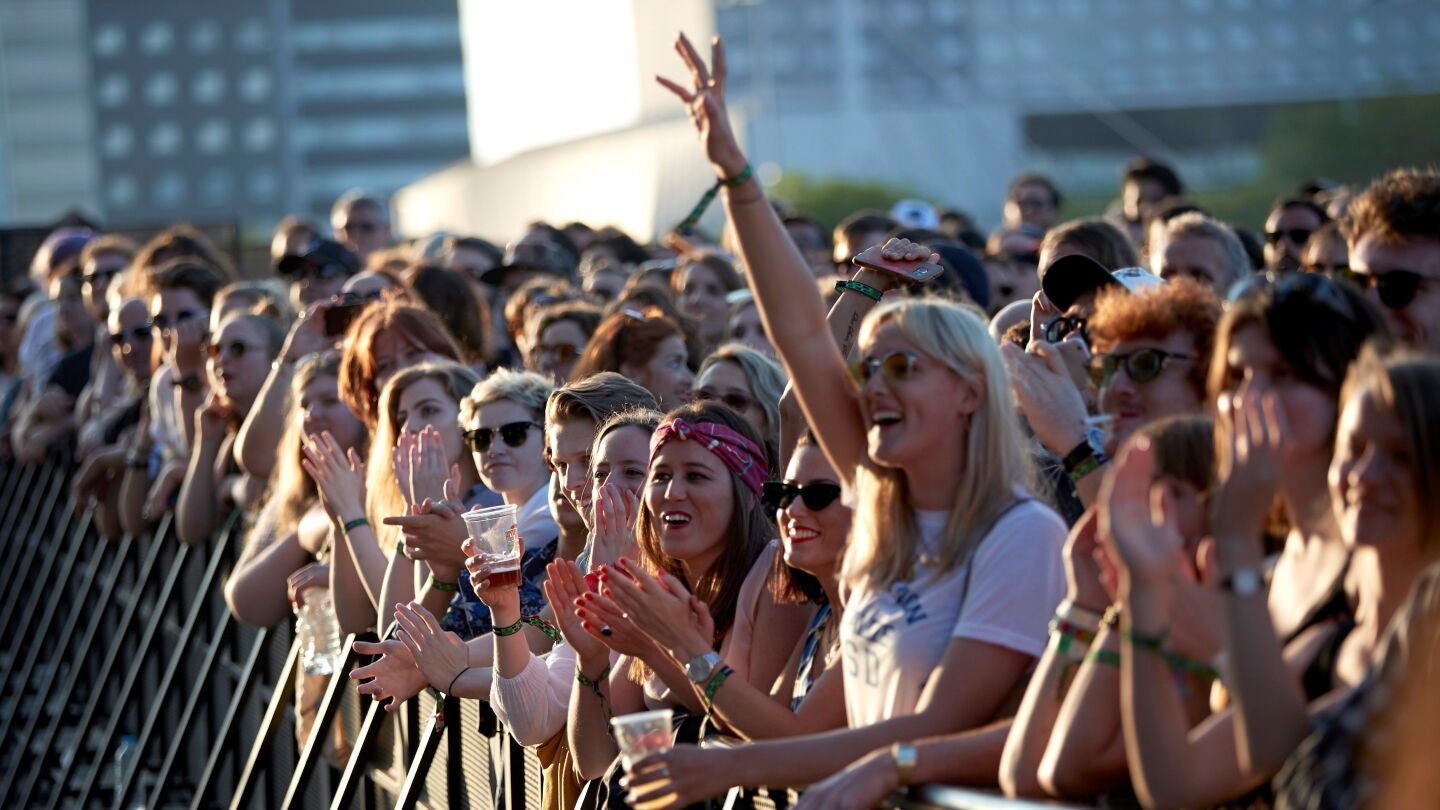 El p&uacute;blico disfruta durante la tercera jornada del festival de m&uacute;sica Primavera Sound
