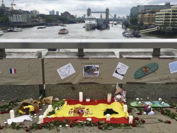 Vista de un homenaje a la víctima española de los atentados terroristas Vista de un homenaje a la víctima española de los atentados terroristas