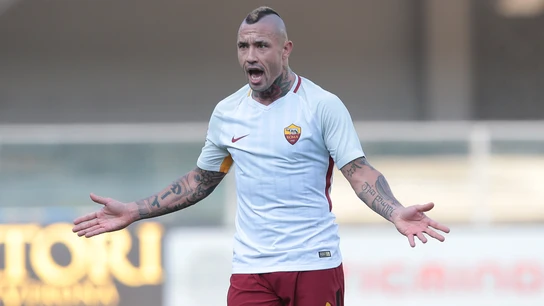 Nainggolan, durante un partido con la Roma Nainggolan, durante un partido con la Roma