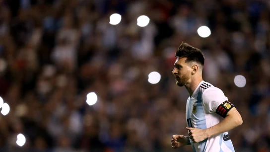 Messi, jugando con la selección argentina Messi, jugando con la selección argentina