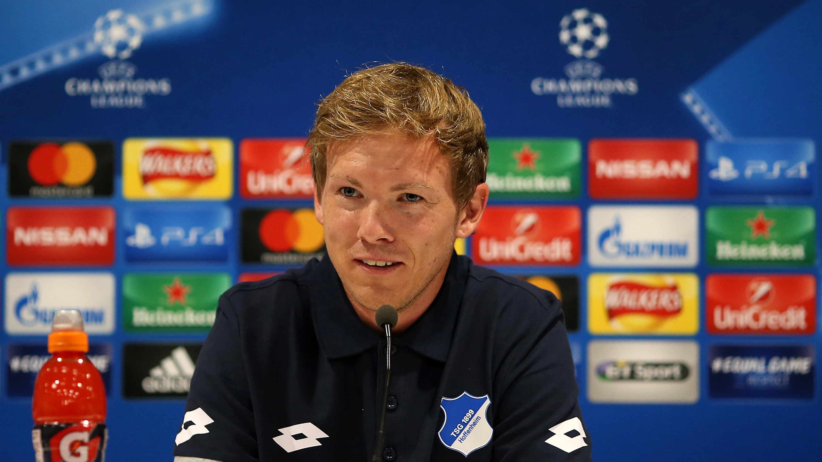 Nagelsmann, en una conferencia de prensa