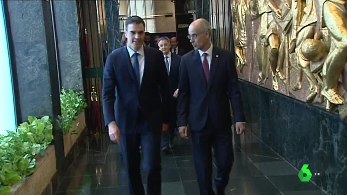 Pedro S&aacute;nchez y el primer ministro andorrano
