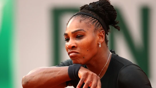 Serena Williams, en un partido de Roland Garros Serena Williams, en un partido de Roland Garros