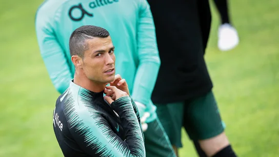 Cristiano Ronaldo, en la concentración de Portugal Cristiano Ronaldo, en la concentración de Portugal