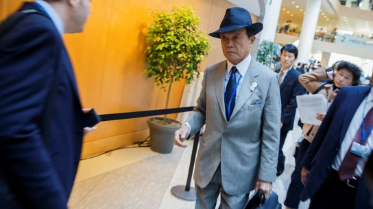 El ministro de Finanzas japonés, Taro Aso. El ministro de Finanzas japonés, Taro Aso.