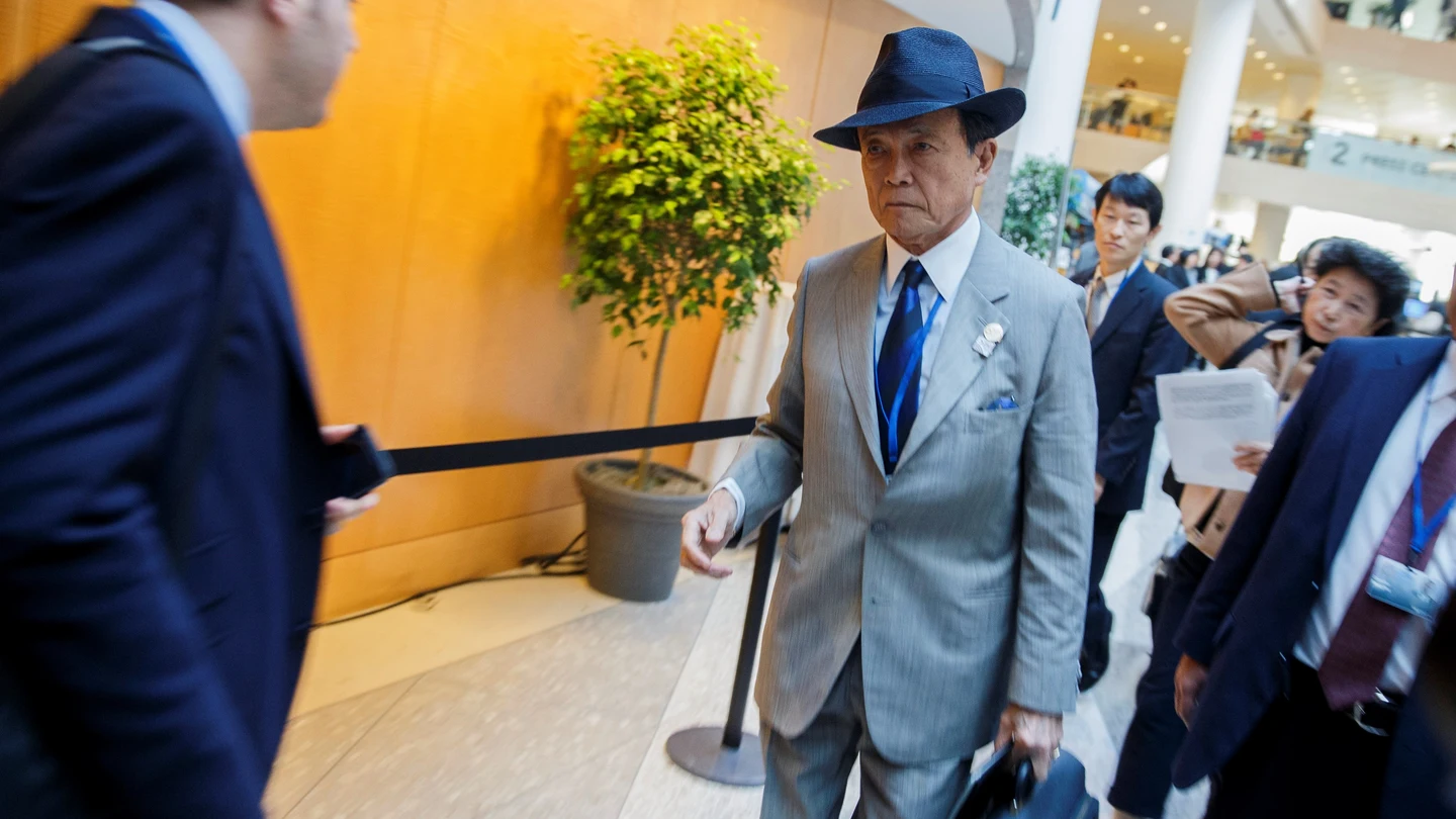 El ministro de Finanzas japonés, Taro Aso. El ministro de Finanzas japonés, Taro Aso.