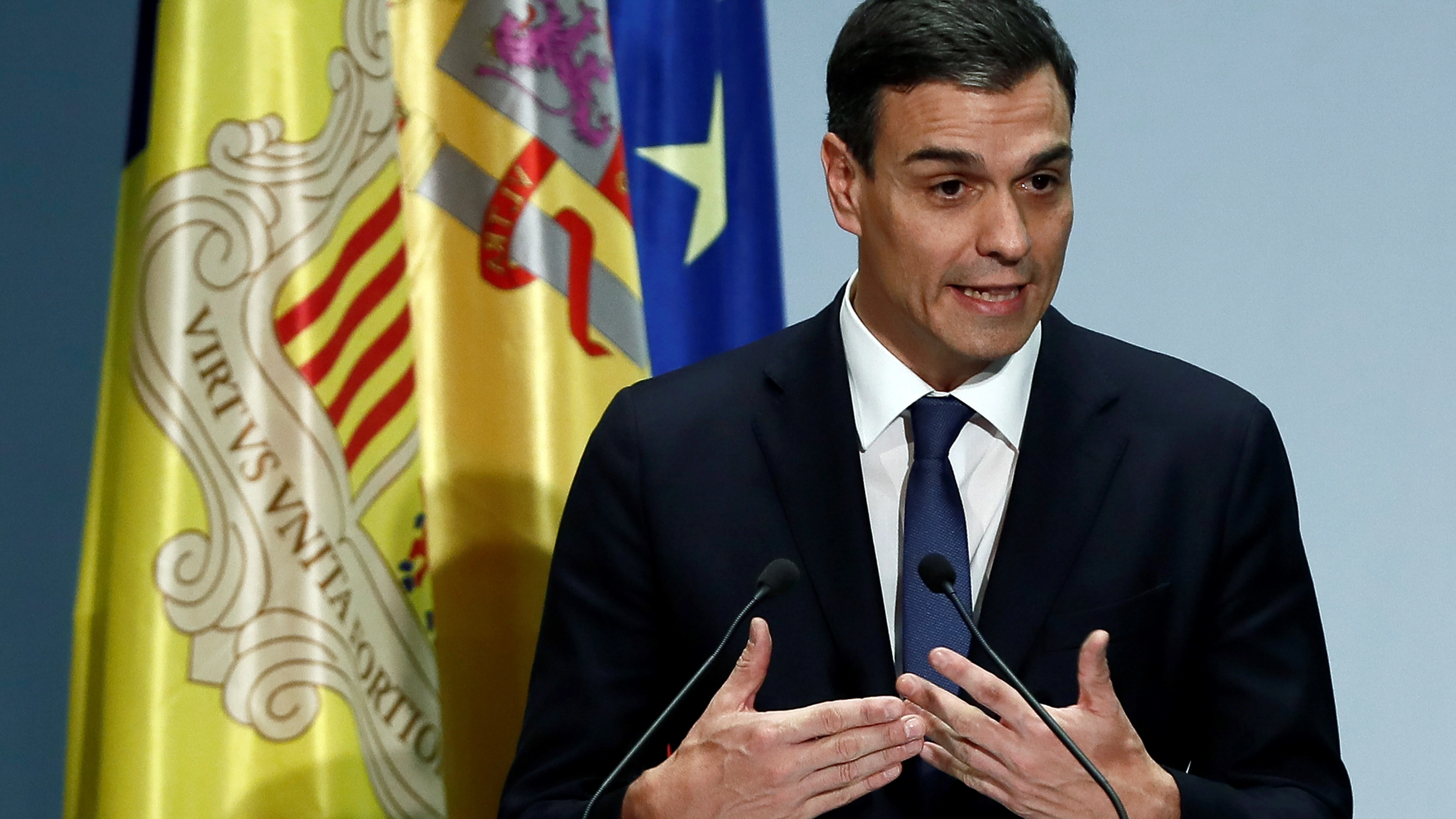 El presidente del Gobierno español, Pedro Sánchez