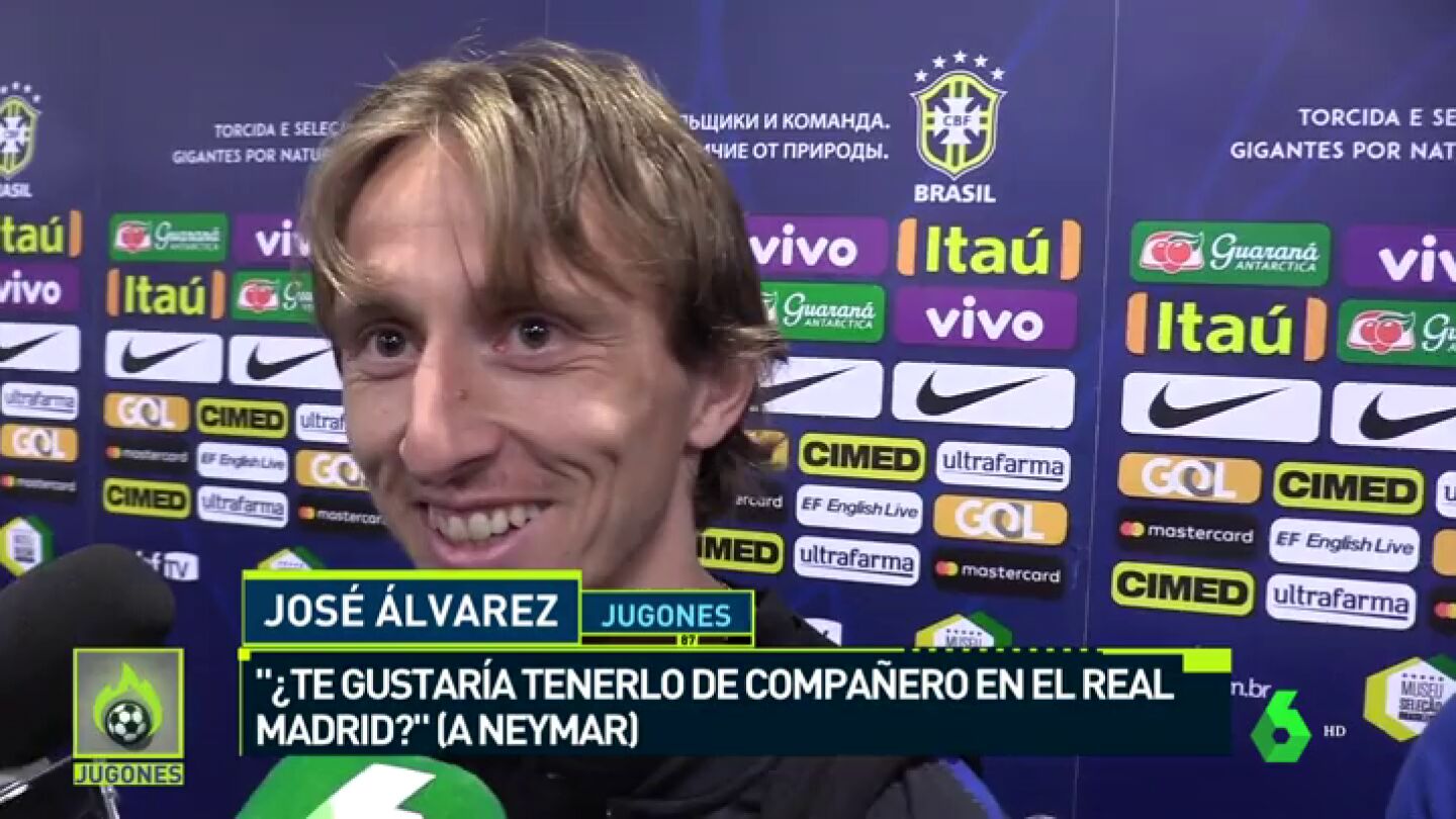 <p>Luka Modric: "&iquest;Tener a Neymar como compa&ntilde;ero? Vamos a ver qu&eacute; pasa"</p>