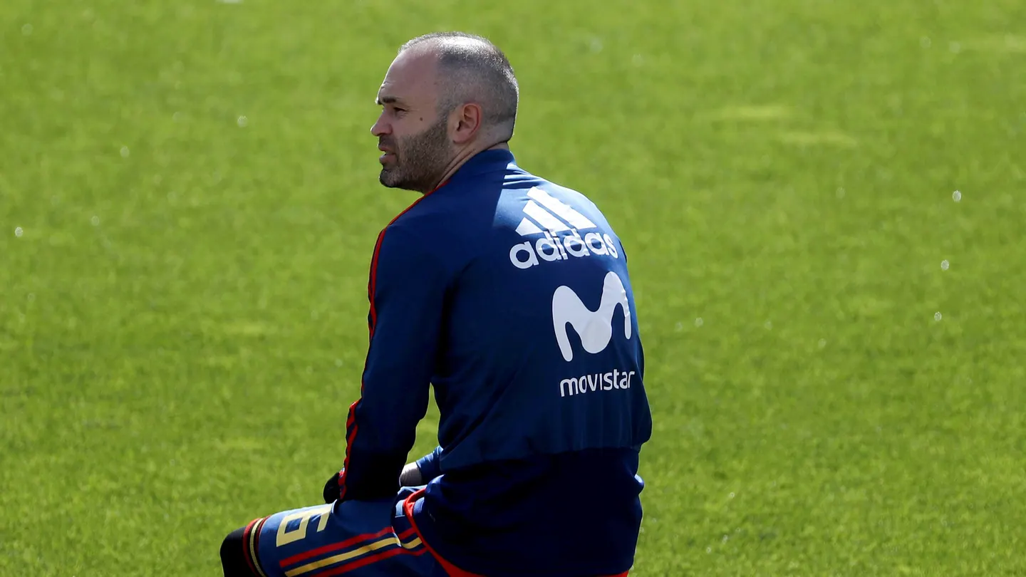 Andrés Iniesta, en Las Rozas Andrés Iniesta, en Las Rozas