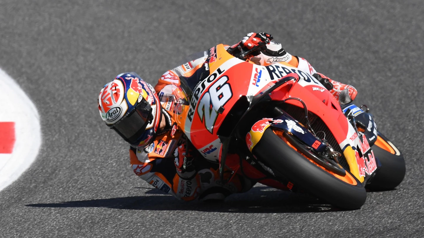 El piloto español Dani Pedrosa El piloto español Dani Pedrosa