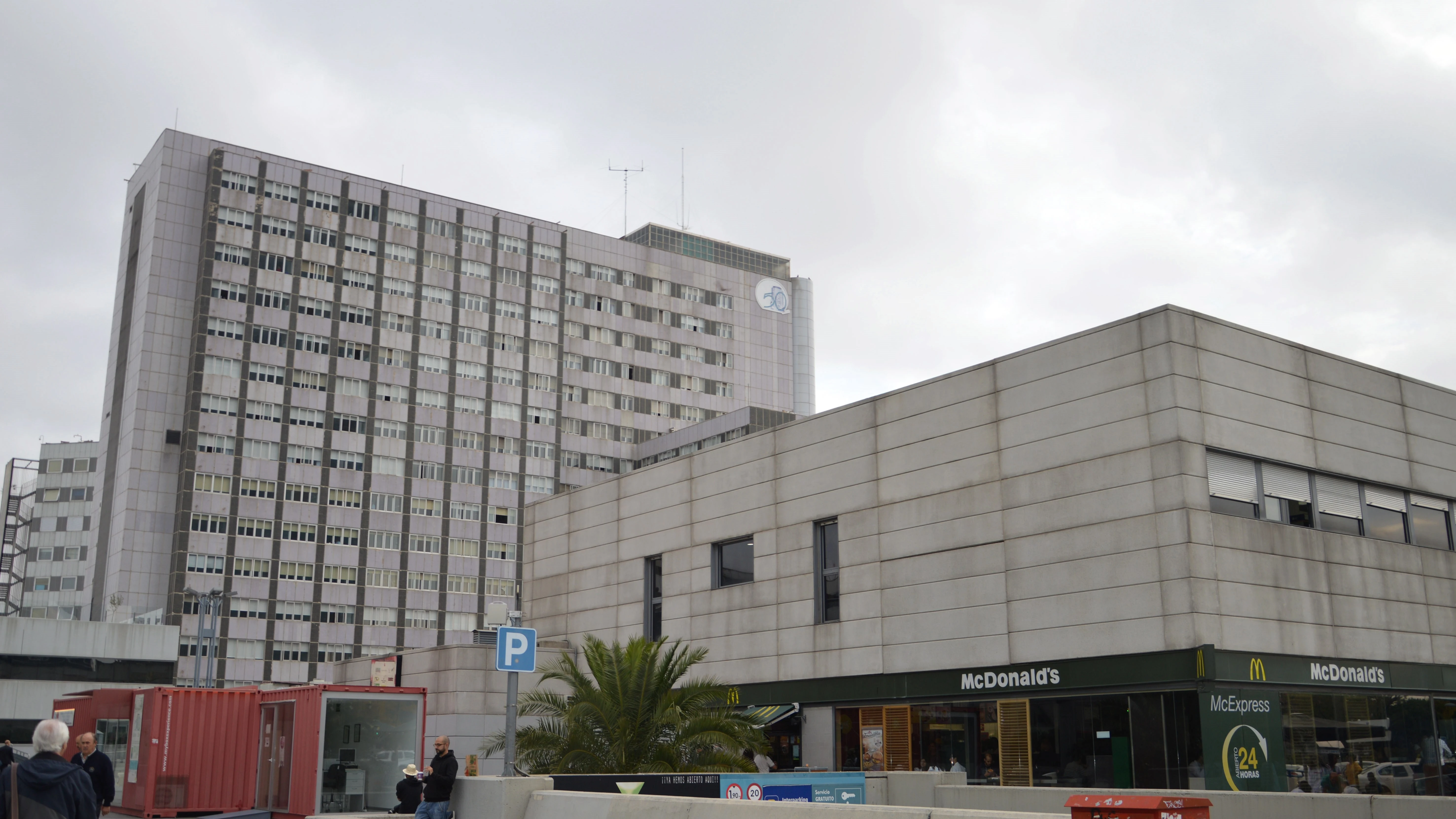 Vista general del Hospital universitario de La Paz en Madrid 