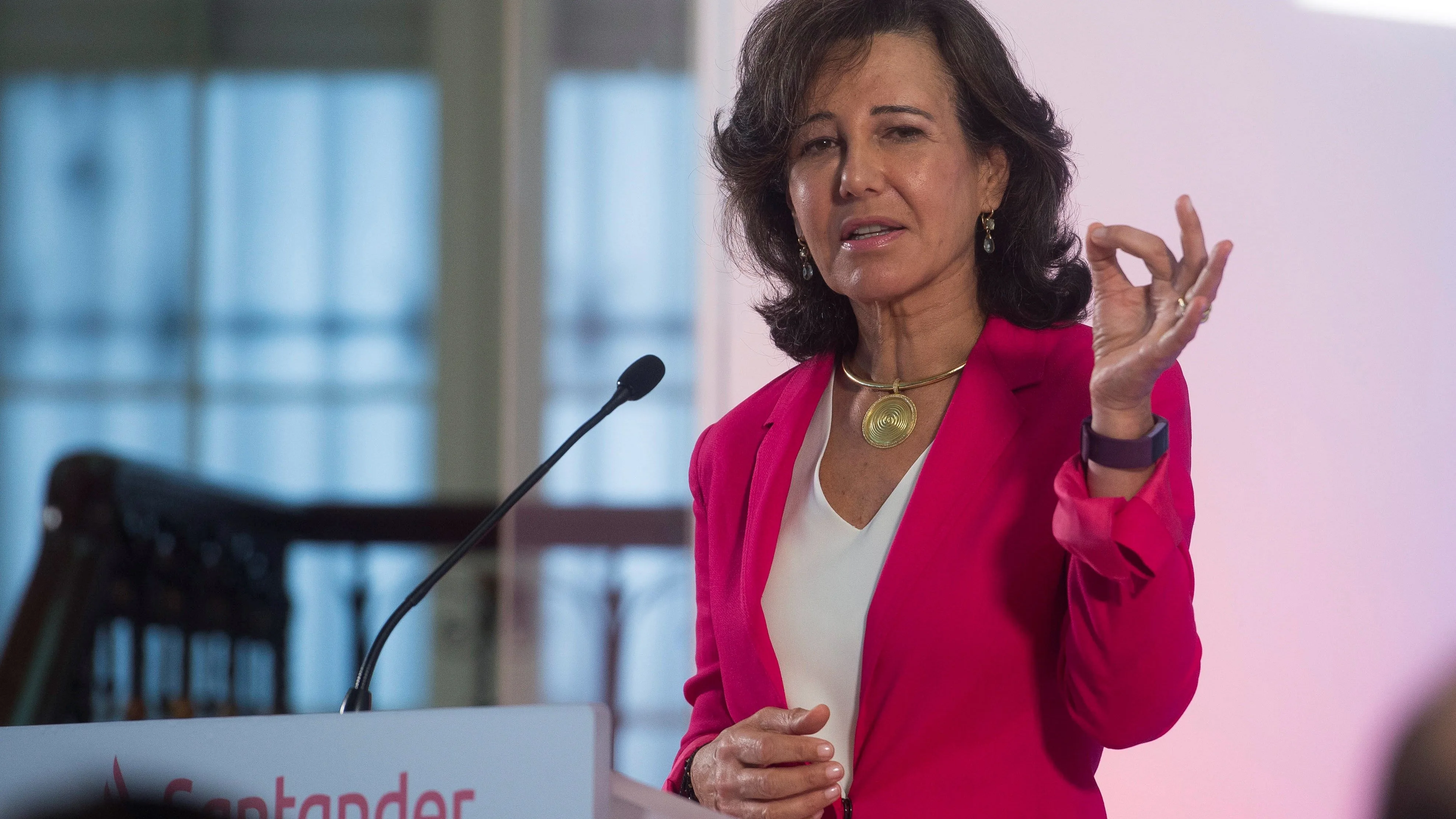 La presidenta del Banco Santander, Ana Botín