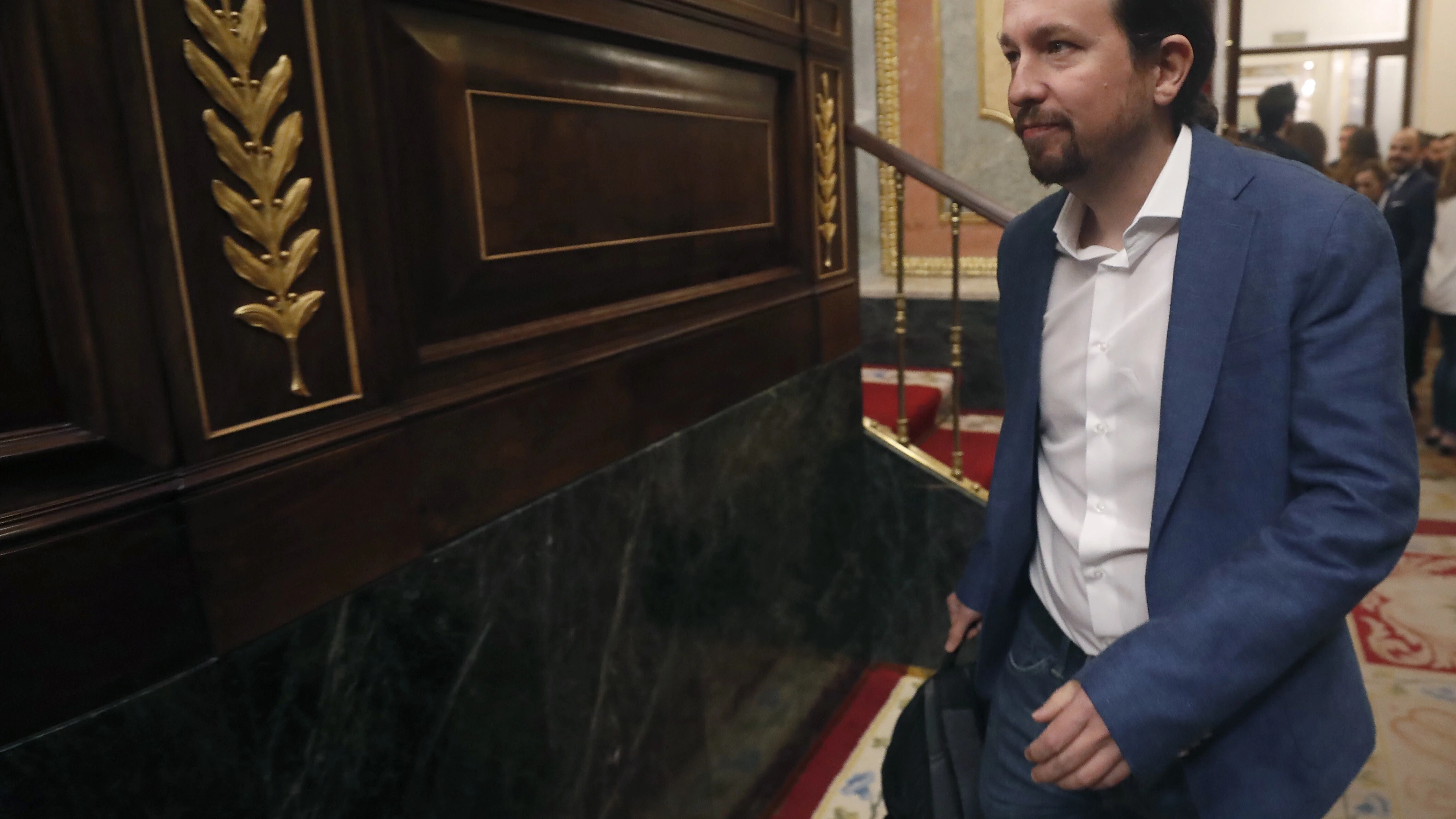 El líder de Podemos, Pablo Iglesias