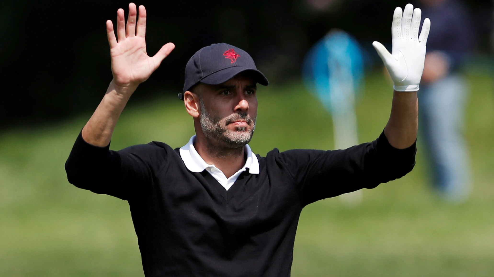 Guardiola, en un torneo de golf