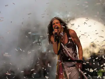 El líder de Aerosmith Steven Tyler 