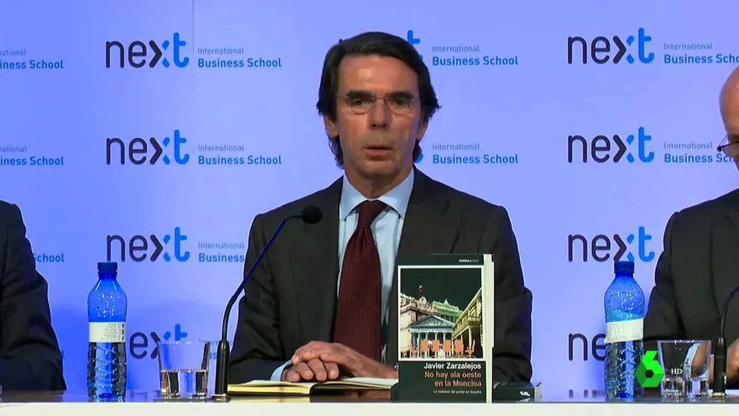 José María Aznar reaparece en público José María Aznar reaparece en público