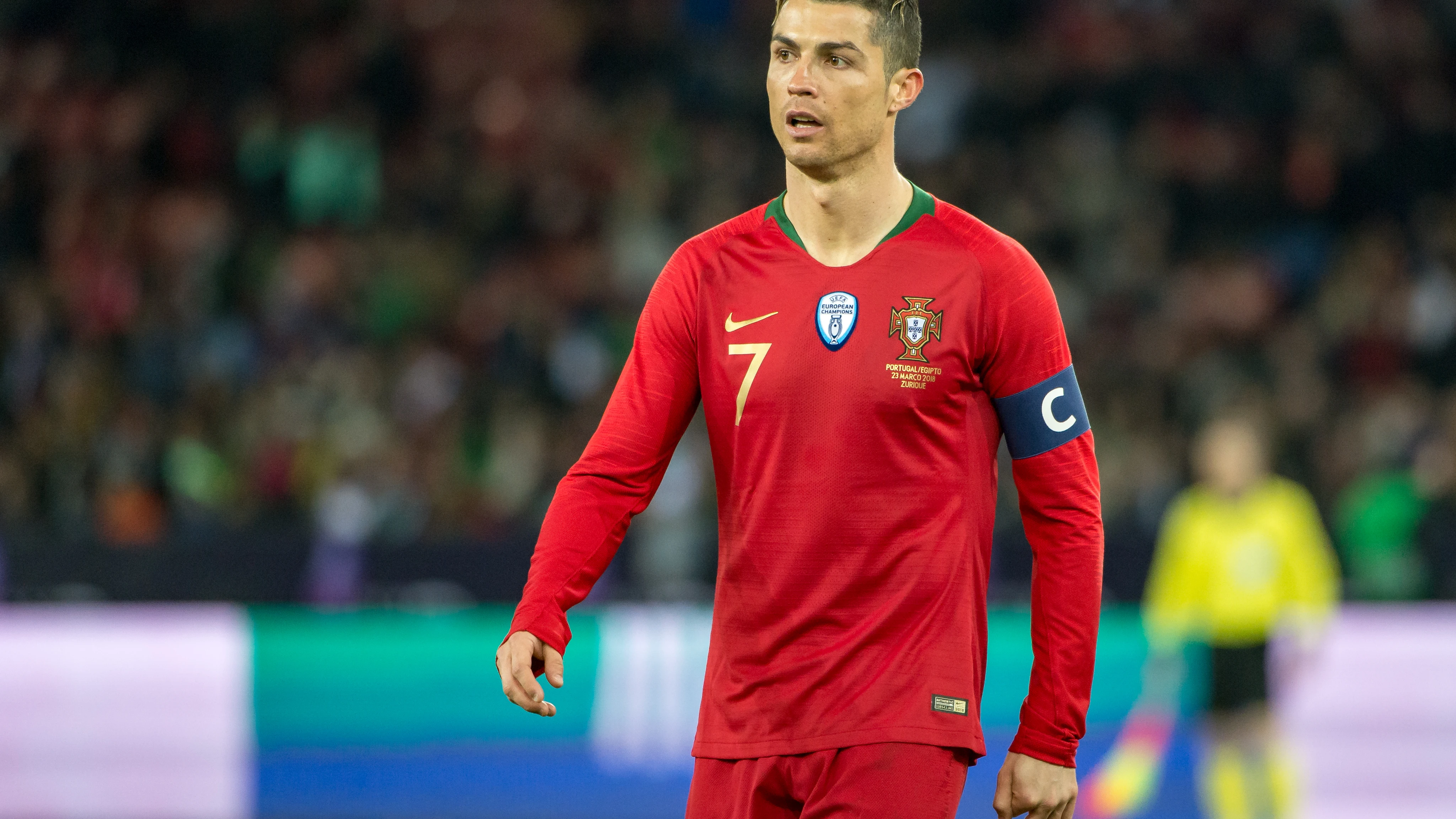 Cristiano Ronaldo, con Portugal