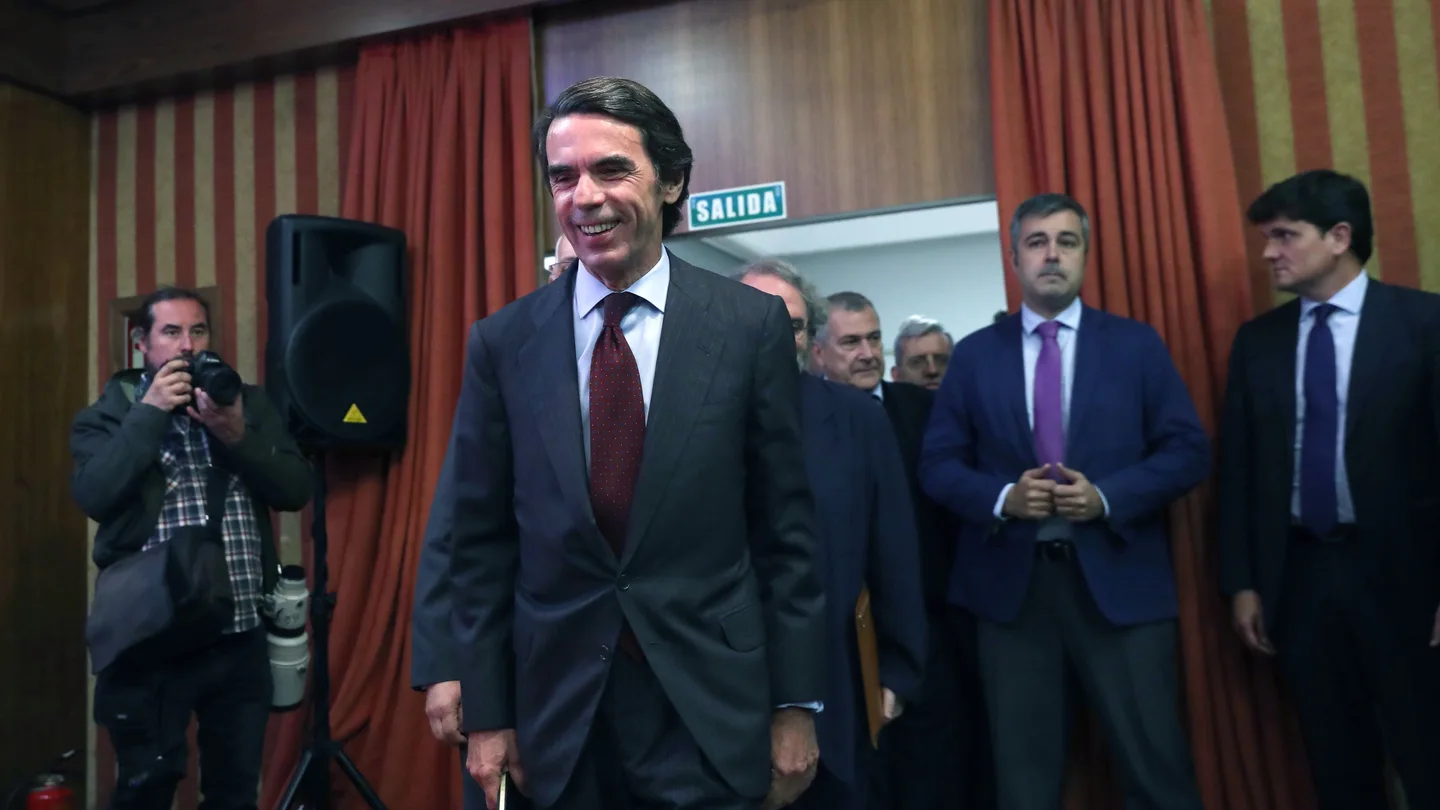 El expresidente del Gobierno José María Aznar El expresidente del Gobierno José María Aznar