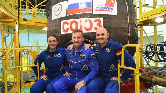 Astronautas preparados para poner rumbo a la Estación Espacial Internacional Astronautas preparados para poner rumbo a la Estación Espacial Internacional
