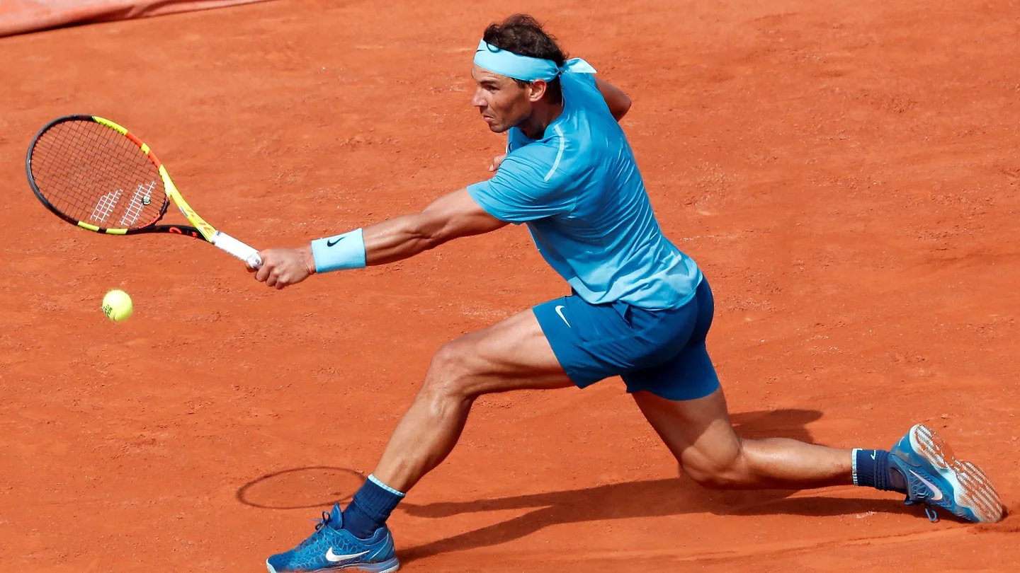 Rafa Nadal, en su partido ante Diego Schwartzman Rafa Nadal, en su partido ante Diego Schwartzman