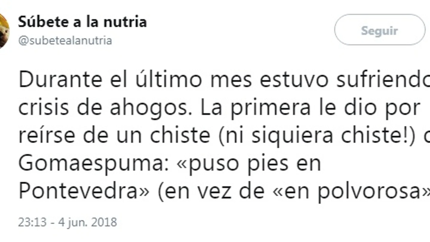 Hilo de Twitter de Súbete a la Nutria Hilo de Twitter de Súbete a la Nutria