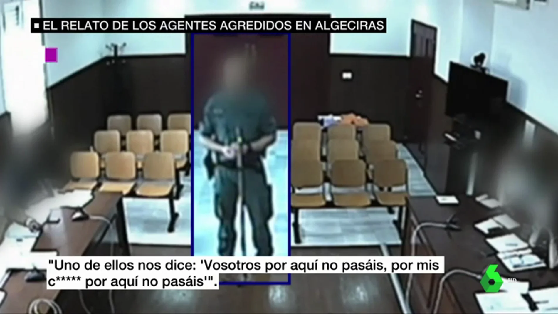 Agente agredido en Algeciras