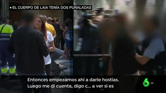 <p>Habla un vecino que subió al piso del presunto asesino de Laia: "Empezamos a darle hostias. Me metí en la habitación y había salpicaduras de sangre"</p> <p>Habla un vecino que subió al piso del presunto asesino de Laia: "Empezamos a darle hostias. Me metí en la habitación y había salpicaduras de sangre"</p>