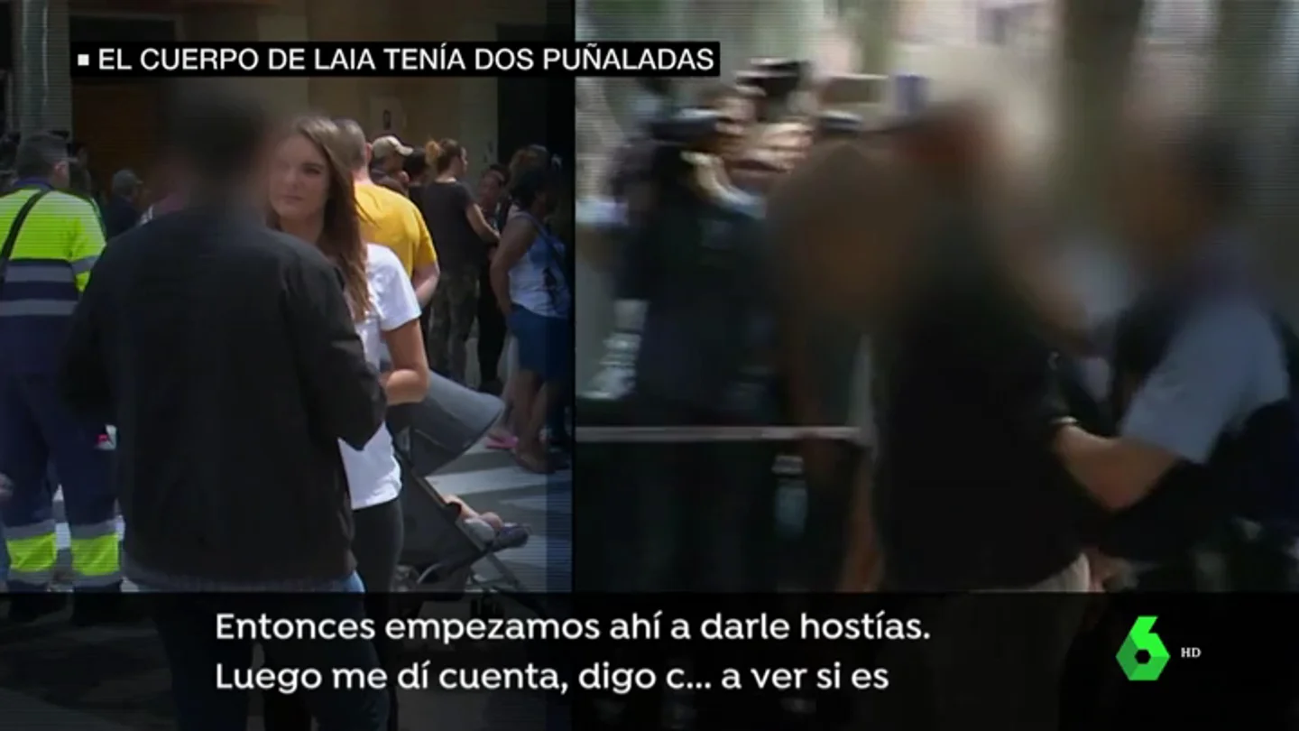 <p>Habla un vecino que subió al piso del presunto asesino de Laia: "Empezamos a darle hostias. Me metí en la habitación y había salpicaduras de sangre"</p> <p>Habla un vecino que subió al piso del presunto asesino de Laia: "Empezamos a darle hostias. Me metí en la habitación y había salpicaduras de sangre"</p>