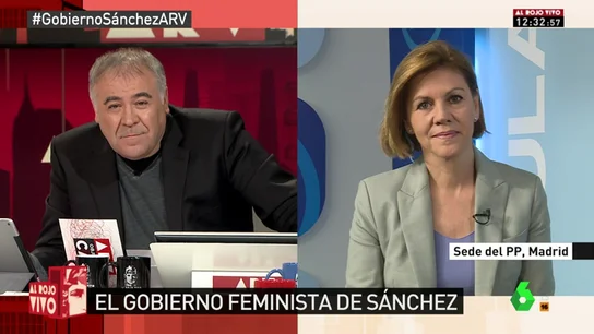 <p>Entrevista completa a Cospedal en Al Rojo Vivo: "Los corruptos han sido una vergüenza en nuestras propias filas y nos han hecho perder votos"</p> <p>Entrevista completa a Cospedal en Al Rojo Vivo: "Los corruptos han sido una vergüenza en nuestras propias filas y nos han hecho perder votos"</p>