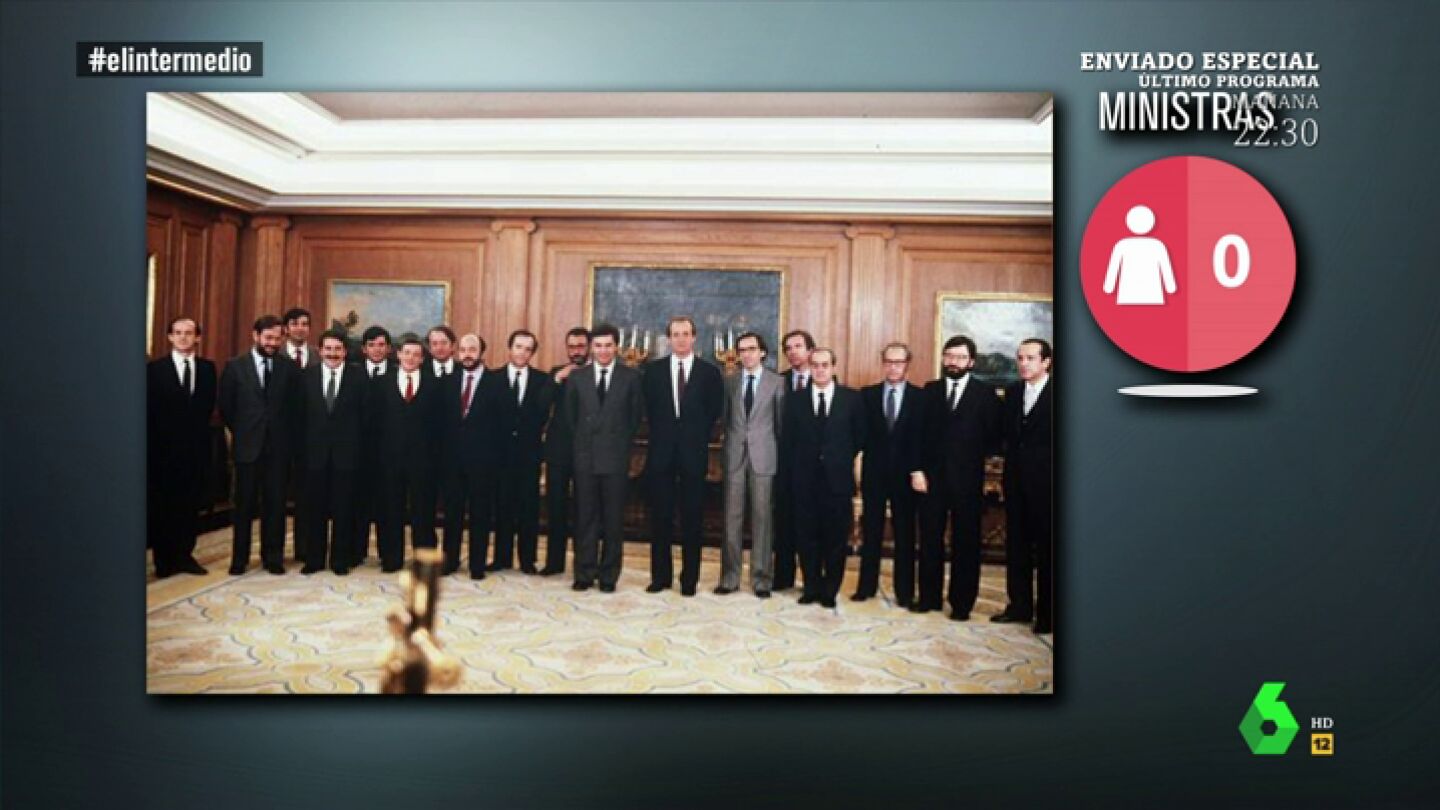 <p>El Gobierno paritario de Zapatero, el reducido de Rajoy... as&iacute; evoluciona el papel de la mujer en la pol&iacute;tica espa&ntilde;ola: "&iexcl;Espa&ntilde;a se est&aacute; feminizando!"</p>
