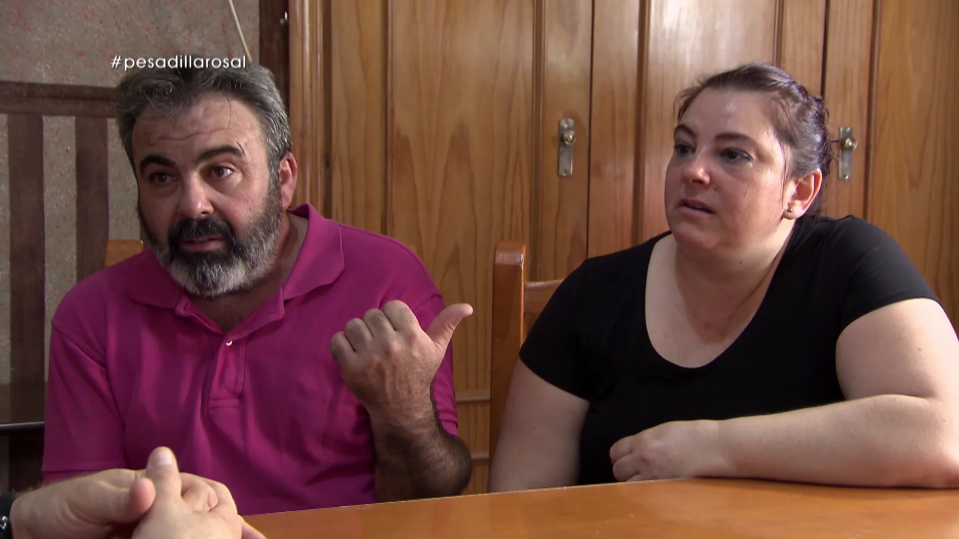 Mari Carmen y Pedro en Pesadilla en la cocina: El Rosal