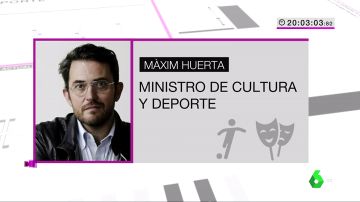 <p>laSexta habla con Màxim Huerta tras ser elegido ministro: "Con orgullo de que vuelva Cultura por fin"</p>